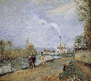 Camille Pissarro Schwartz of Schwartz Metaponto River oil on canvas